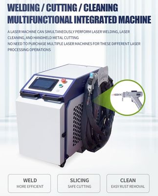 1에 4 휴대용 레이저 용접 청소 절단 기계 1000w 2000w 3000w
