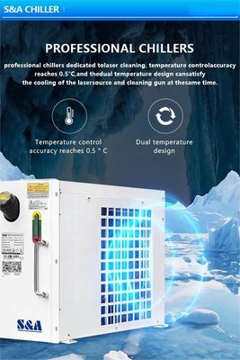1000w 1500w 2000w 섬유 레이저 강물 제거 기계 강물 금속 청소