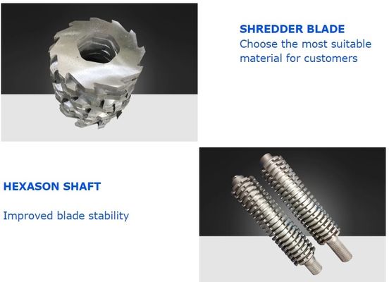 작은 금속 분쇄 기계 50Hz 사용자 정의 폐기물 구리 와이어 Shredder