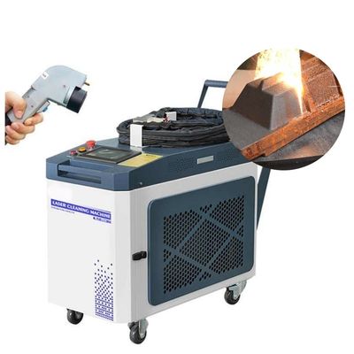 1500W 출력 전력을 가진 콜리마이트 스팟 직경 4-6mm 레이저 청소 기계
